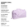 image:imageadidas Defender 5 Duffel Bag for Sports Gym and Travel BlackSilver Metallic OSFAPowder Plum PurpleAurora Plum Purple