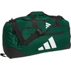 image:imageadidas Defender 5 Duffel Bag for Sports Gym and Travel BlackSilver Metallic OSFATeam Dark Green