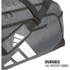 image:imageadidas Defender 5 Duffel Bag for Sports Gym and Travel BlackSilver Metallic OSFATeam Dark Grey