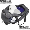 image:imageadidas Defender 5 Duffel Bag for Sports Gym and Travel BlackSilver Metallic OSFATeam Dark Grey