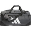 image:imageadidas Defender 5 Duffel Bag for Sports Gym and Travel BlackSilver Metallic OSFATeam Dark Grey