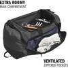 image:imageadidas Defender 5 Duffel Bag for Sports Gym and Travel BlackSilver Metallic OSFATeam Dark Grey