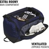 image:imageadidas Defender 5 Duffel Bag for Sports Gym and Travel BlackSilver Metallic OSFATeam Navy Blue 2