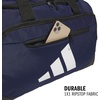 image:imageadidas Defender 5 Duffel Bag for Sports Gym and Travel BlackSilver Metallic OSFATeam Navy Blue 2