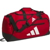 image:imageadidas Defender 5 Duffel Bag for Sports Gym and Travel BlackSilver Metallic OSFATeam Power Red 2White