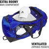 image:imageadidas Defender 5 Duffel Bag for Sports Gym and Travel BlackSilver Metallic OSFATeam Royal Blue