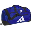 image:imageadidas Defender 5 Duffel Bag for Sports Gym and Travel BlackSilver Metallic OSFATeam Royal Blue