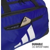 image:imageadidas Defender 5 Duffel Bag for Sports Gym and Travel BlackSilver Metallic OSFATeam Royal Blue