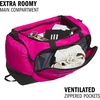image:imageadidas Defender 5 Duffel Bag for Sports Gym and Travel BlackSilver Metallic OSFATeam Shock Pink 2