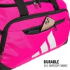 image:imageadidas Defender 5 Duffel Bag for Sports Gym and Travel BlackSilver Metallic OSFATeam Shock Pink 2
