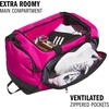 image:imageadidas Defender 5 Duffel Bag for Sports Gym and Travel BlackSilver Metallic OSFATeam Shock Pink 2