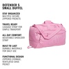 image:imageadidas Defender 5 Duffel Bag for Sports Gym and Travel BlackSilver Metallic OSFATropic BloomClear Pink