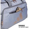 image:imageadidas Defender 5 Duffel Bag for Sports Gym and Travel BlackSilver Metallic OSFATwill GreyRose Gold