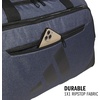 image:imageadidas Defender 5 Duffel Bag for Sports Gym and Travel BlackSilver Metallic OSFATwill Onix GreyBlack
