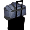 image:imageadidas Defender 5 Duffel Bag for Sports Gym and Travel BlackSilver Metallic OSFATwill Onix GreyBlack