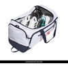 image:imageadidas Defender 5 Duffel Bag for Sports Gym and Travel BlackSilver Metallic OSFAWhiteNight IndigoPure Ruby Red