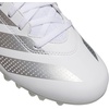 image:imageadidas Mens Adizero Impact2 American FootballWhiteSilver MetallicWhite