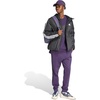 image:imageadidas Mens Essentials 3Stripes Fleece PantsAurora PlumBlack