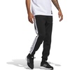 image:imageadidas Mens Essentials 3Stripes Fleece PantsBlackWhite