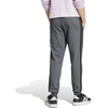 image:imageadidas Mens Essentials 3Stripes Fleece PantsDark Grey HeatherBlack