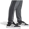 image:imageadidas Mens Essentials 3Stripes Fleece PantsDark Grey HeatherBlack