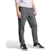 image:imageadidas Mens Essentials 3Stripes Fleece PantsDark Grey HeatherBlack