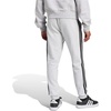 image:imageadidas Mens Essentials 3Stripes Fleece PantsLight Grey HeatherBlack
