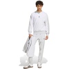 image:imageadidas Mens Essentials 3Stripes Fleece PantsLight Grey HeatherMedium Grey Heather