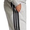 image:imageadidas Mens Essentials 3Stripes Fleece PantsMedium Grey HeatherBlack