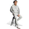 image:imageadidas Mens Essentials 3Stripes Fleece PantsMedium Grey HeatherBlack