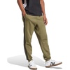 image:imageadidas Mens Essentials 3Stripes Fleece PantsOlive StrataBlack