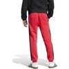 image:imageadidas Mens Essentials 3Stripes Fleece PantsPure RubyBlack