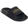 image:imageadidas Unisex Adult Adilette Shower SlideBlackBlackMatte Gold