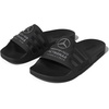 image:imageadidas Unisex Adult Adilette Shower SlideBlackBlackSilver Metallic