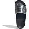 image:imageadidas Unisex Adult Adilette Shower SlideBlackSilver MetallicSilver Metallic