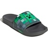 image:imageadidas Unisex Adult Adilette Shower SlideGreyGreenGreyMinecraft
