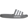 image:imageadidas Unisex Adult Adilette Shower SlideGreyWhiteGrey