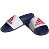 image:imageadidas Unisex Adult Adilette Shower SlideWhiteBetter ScarletVictory Blue