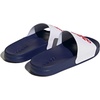 image:imageadidas Unisex Adult Adilette Shower SlideWhiteBetter ScarletVictory Blue
