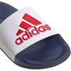 image:imageadidas Unisex Adult Adilette Shower SlideWhiteBetter ScarletVictory Blue