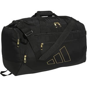 image:imageadidas Defender 5 Duffel Bag for Sports Gym and Travel BlackSilver Metallic OSFABlackGold Metallic