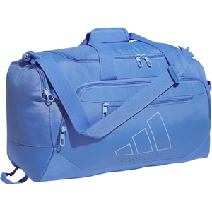 image:imageadidas Defender 5 Duffel Bag for Sports Gym and Travel BlackSilver Metallic OSFABlue FusionGlow Blue