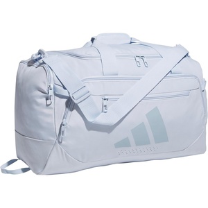 image:imageadidas Defender 5 Duffel Bag for Sports Gym and Travel BlackSilver Metallic OSFACrystal Sky BlueWonder Blue