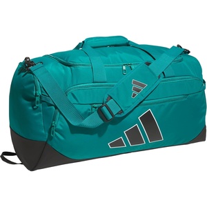image:imageadidas Defender 5 Duffel Bag for Sports Gym and Travel BlackSilver Metallic OSFAEQT GreenBlack