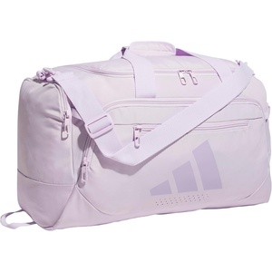 image:imageadidas Defender 5 Duffel Bag for Sports Gym and Travel BlackSilver Metallic OSFAIce LavenderPowder Plum Purple