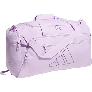 image:imageadidas Defender 5 Duffel Bag for Sports Gym and Travel BlackSilver Metallic OSFAPowder Plum PurpleAurora Plum Purple