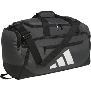 image:imageadidas Defender 5 Duffel Bag for Sports Gym and Travel BlackSilver Metallic OSFATeam Dark Grey