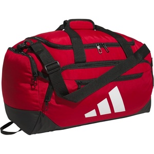 image:imageadidas Defender 5 Duffel Bag for Sports Gym and Travel BlackSilver Metallic OSFATeam Power Red 2White