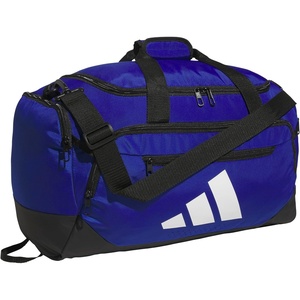 image:imageadidas Defender 5 Duffel Bag for Sports Gym and Travel BlackSilver Metallic OSFATeam Royal Blue