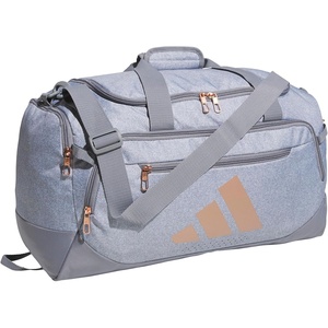 image:imageadidas Defender 5 Duffel Bag for Sports Gym and Travel BlackSilver Metallic OSFATwill GreyRose Gold